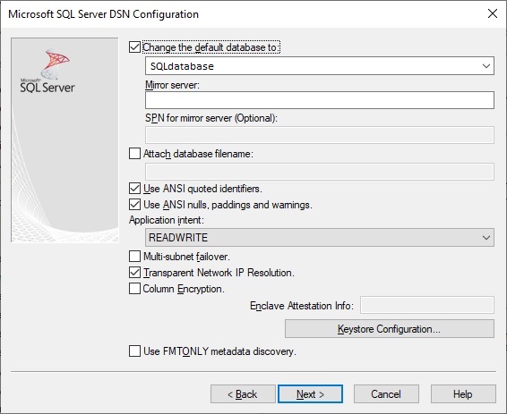 Make sue you select a default database